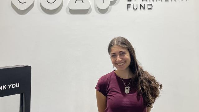 Taline Norsigian at COAF Office