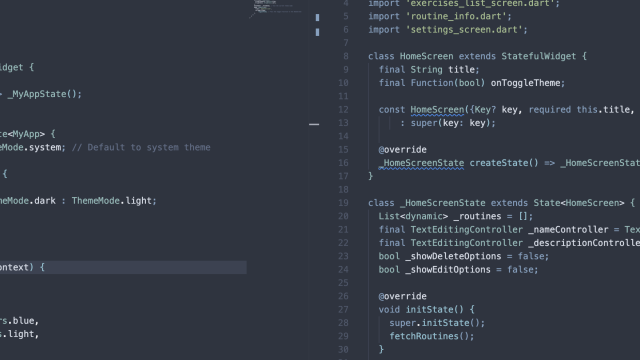 Snippets of code from fellowship project