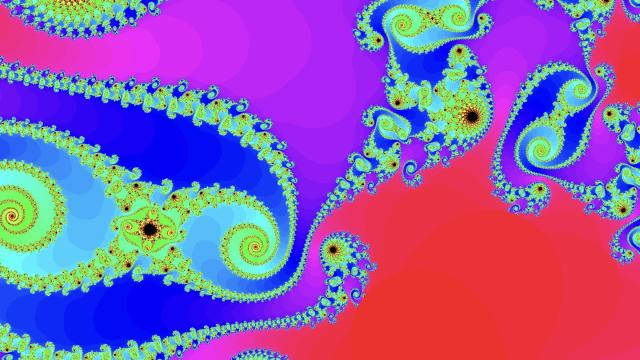 Colorful fractal pattern