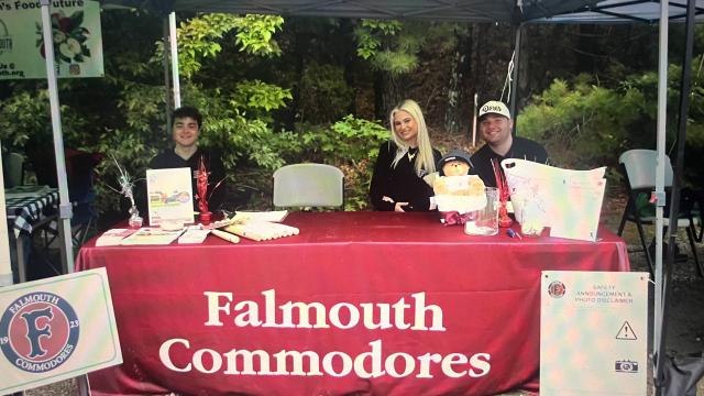 Representing the Commodores at a community event