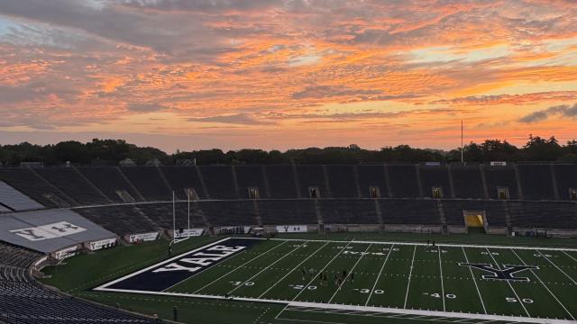 Sunrise at the Yale Bowl