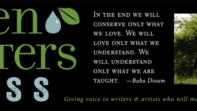 Green Writers Press Banner