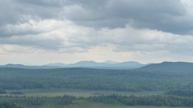 View from the top of Hitchin&#039;s overlook, Adirondacks New York