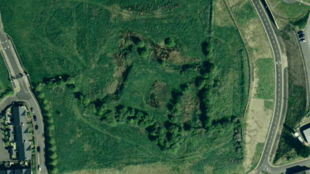 A map photo of the green fort. 