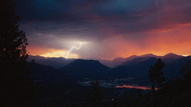 Sunset from the Chalet