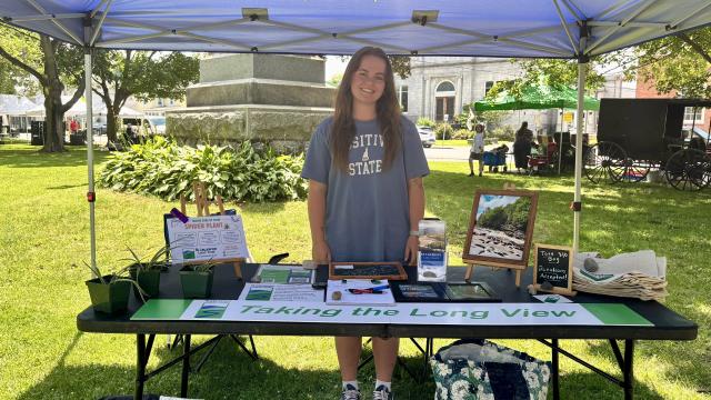 Hailey at the Canton Farmer's Market