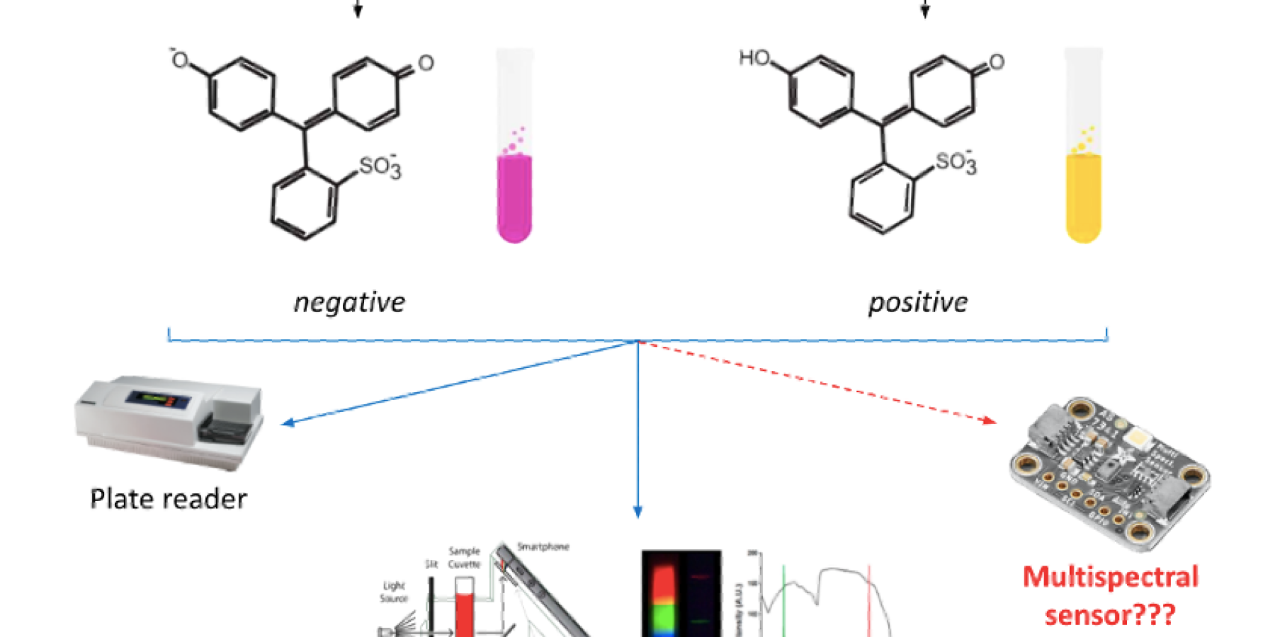 Detecting Signals from RT-LAMP assays with multispectral sensors