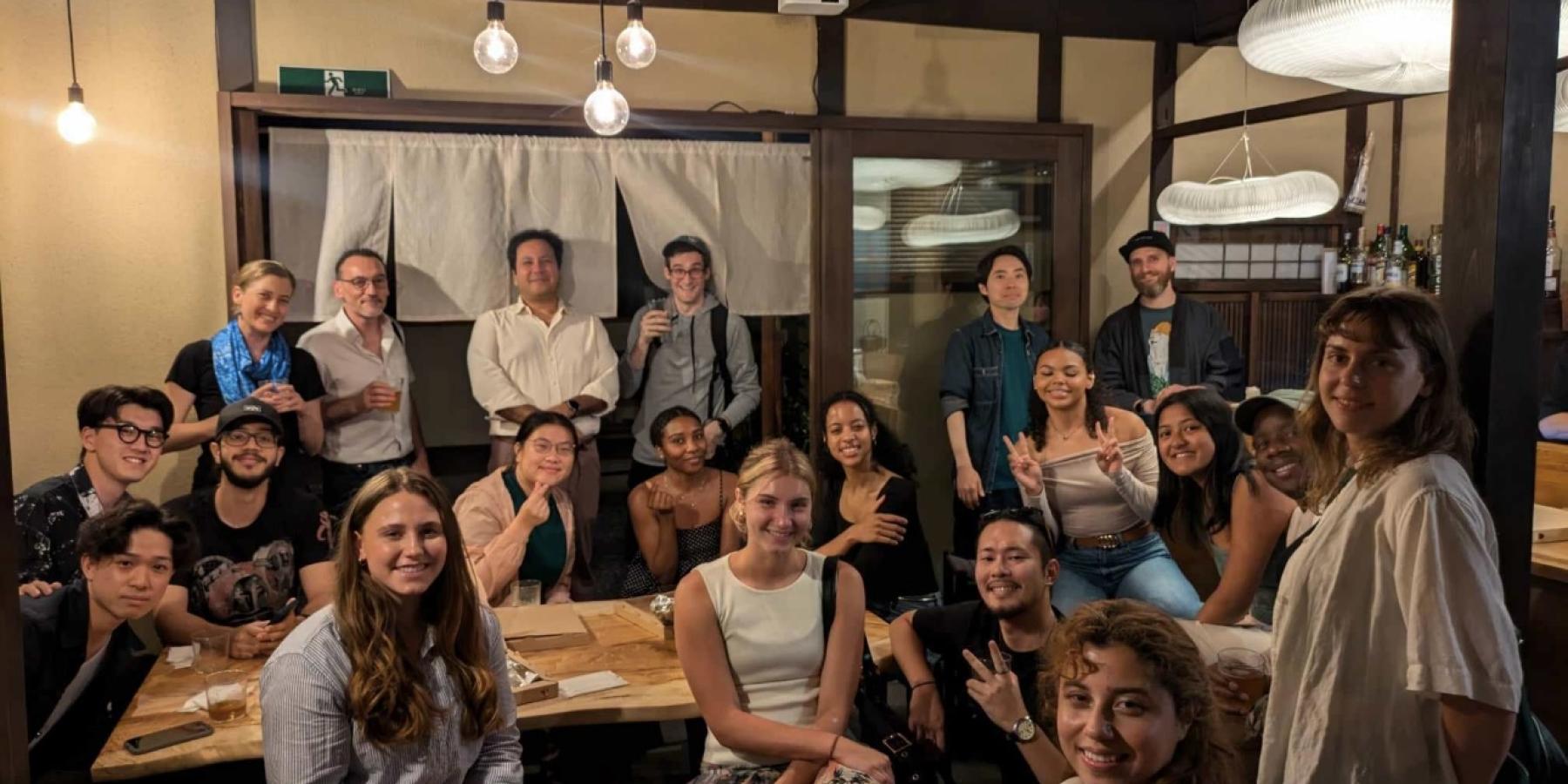 MatchHat event inside historical Japanese Machiya teahouse.