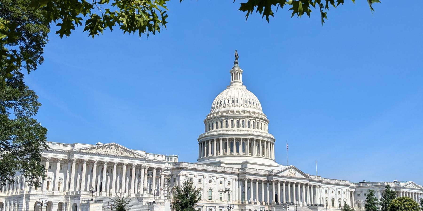 A photo of the U.S. Capitol building.