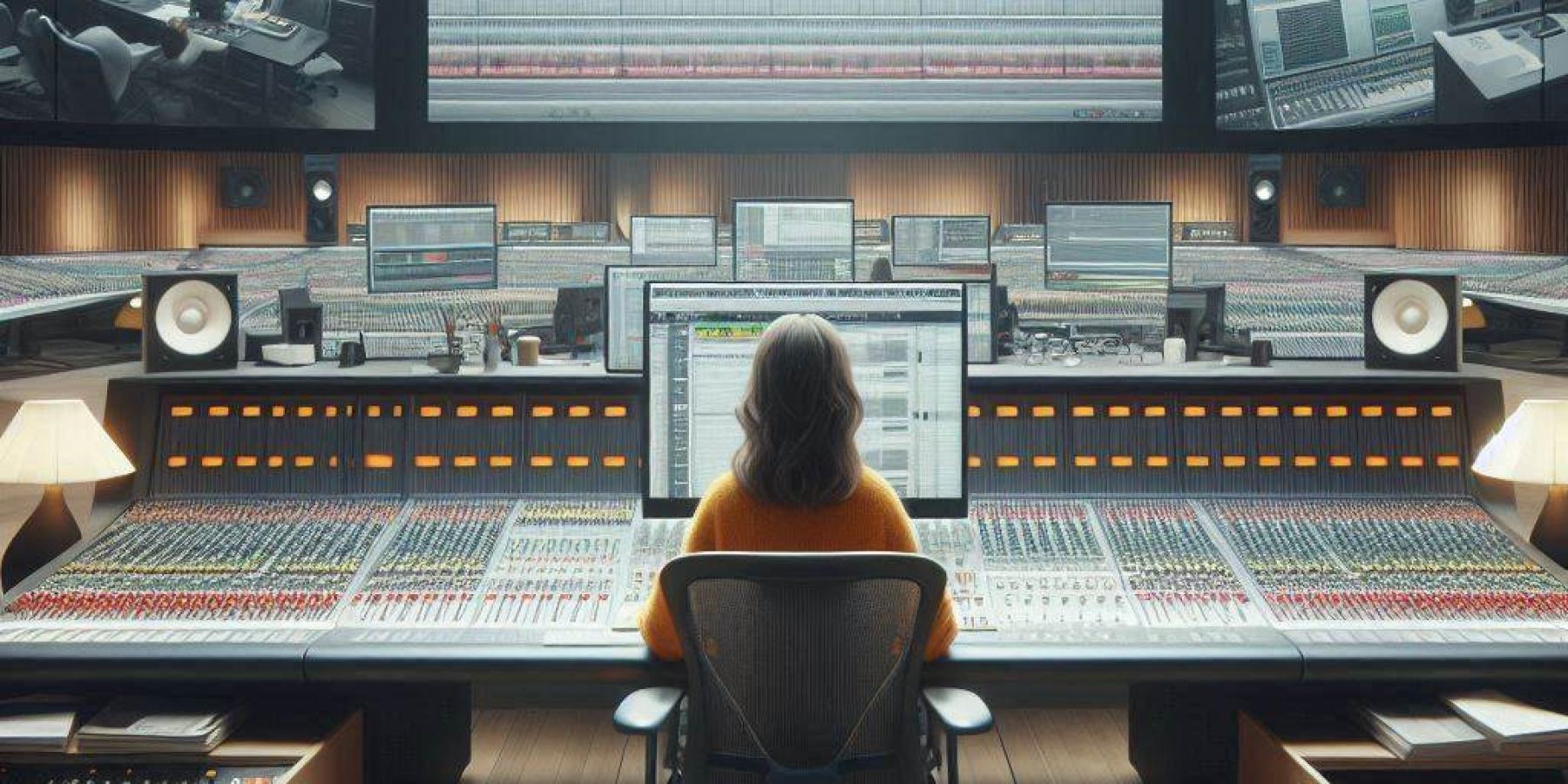 sound editor working