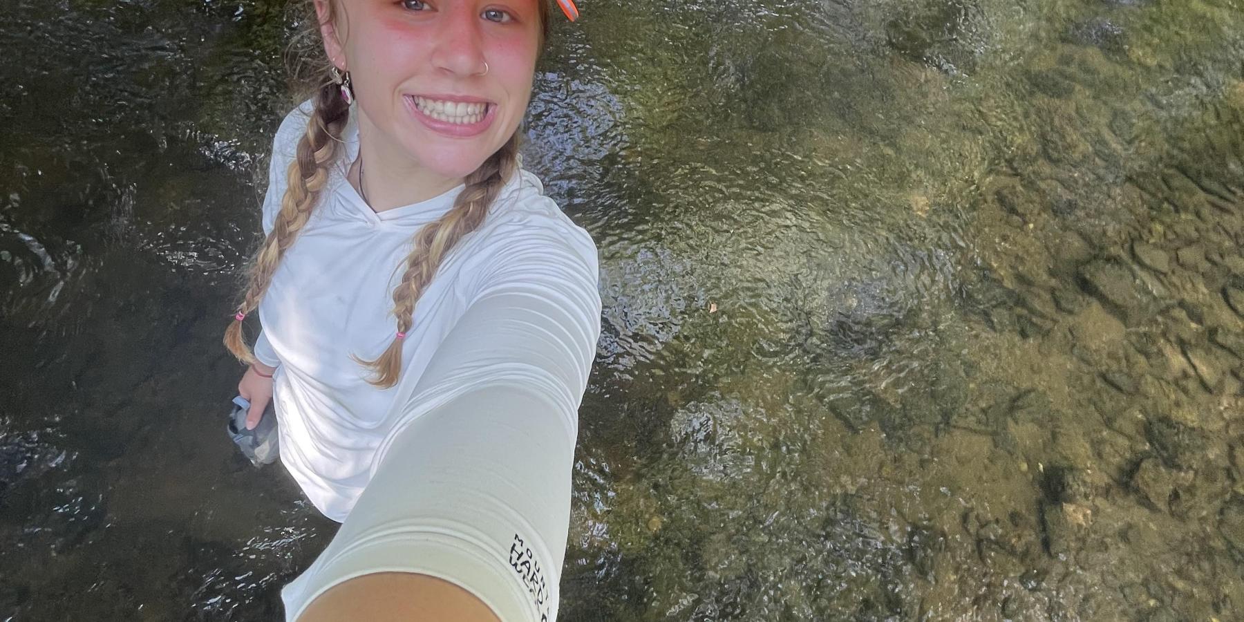 Field Day Selfie: Monitoring a fee-owned property along Pickering Creek