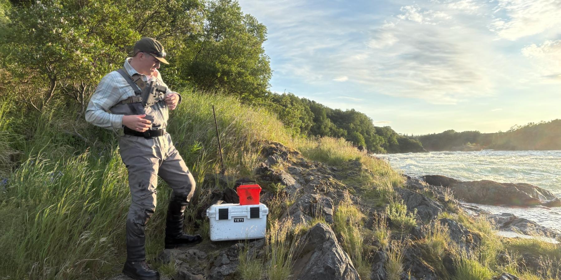 Beautiful evenings on the river
