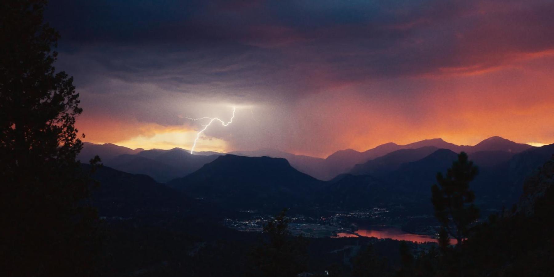 Sunset from the Chalet