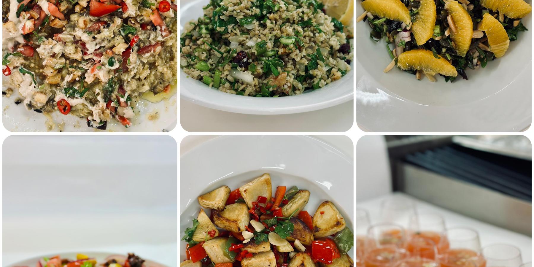 Dishes made in Dan Gourmet Culinary School