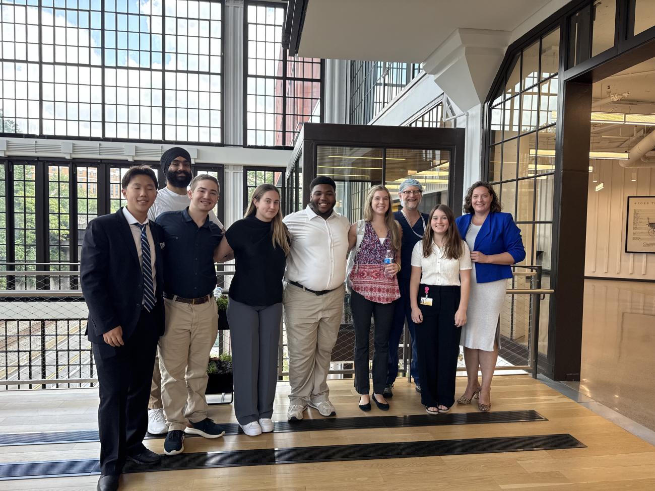 Lab on the day of final presentations