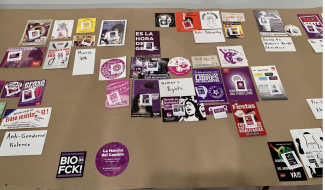 Collection of stickers in support of Women&#039;s Rights