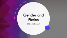 Gender and Fiction Presentation Title Slide