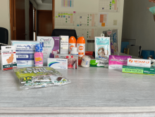 Products donated to MV for the first aid kit