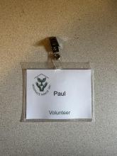 Volunteer Name Tag