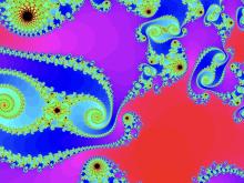 Colorful fractal pattern