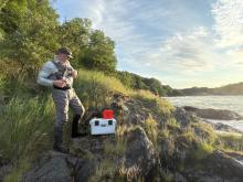 Beautiful evenings on the river