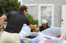 Greeting game-day employees 