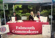 Representing the Commodores at a community event