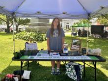 Hailey at the Canton Farmer's Market
