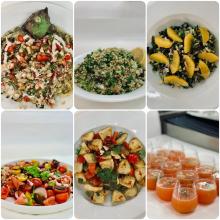 Dishes made in Dan Gourmet Culinary School