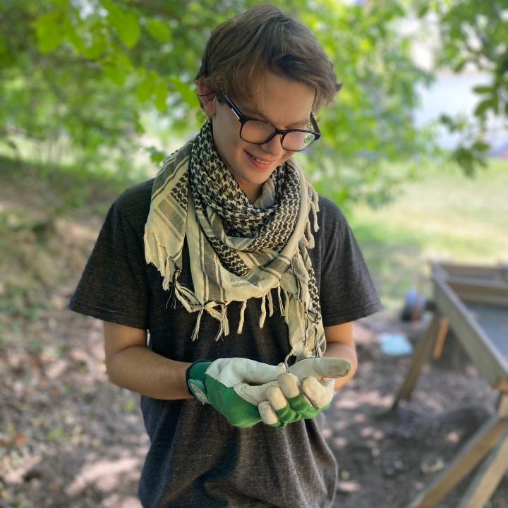 Photograph from IFR bioarchaeology field school in Lobor, Croatia