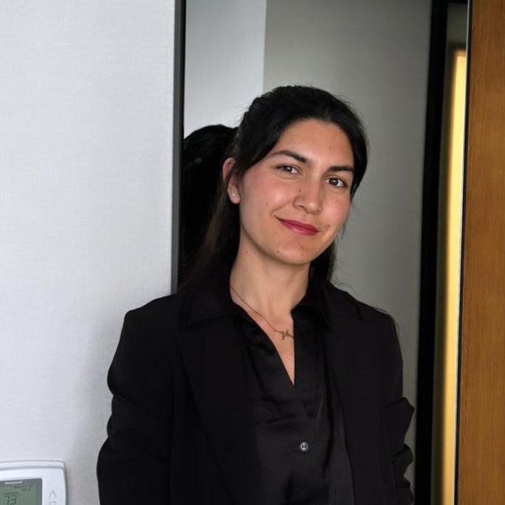 Researcher posing for a picture