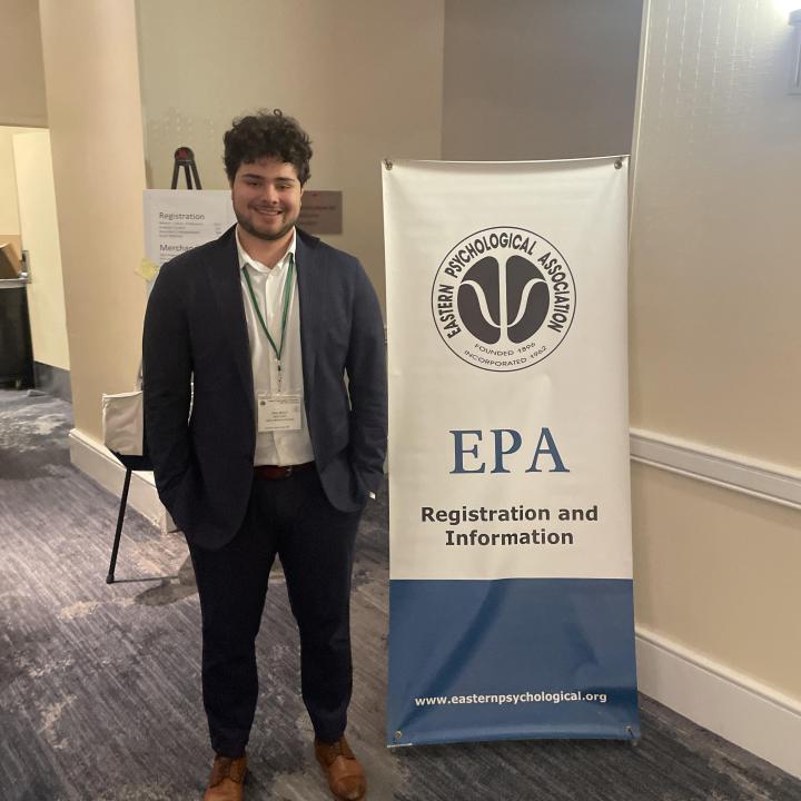 sirus in a blue suit