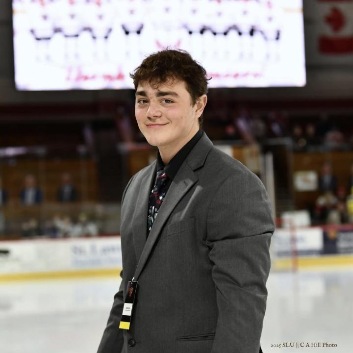 Game management at a SLU hockey game