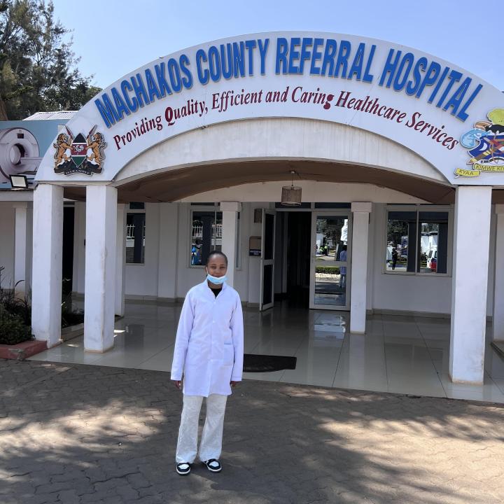 Intern at Machakos County Referral Hospital in Kenya, gaining clinical experience and participating in patient care activities.