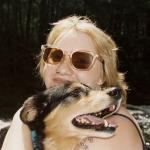 Me with my dog, Arlo.