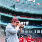 Finn Murphy working at Fenway Park