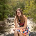 Portrait of Ashlyn Strobel, a St.Lawrence University geology and anthropology student.