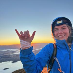 Sunrise hike at the top of Roy’s Peak in Wanaka NZ
