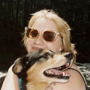 Me with my dog, Arlo.