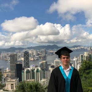 This is my picture from when I graduated High School in Hong Kong